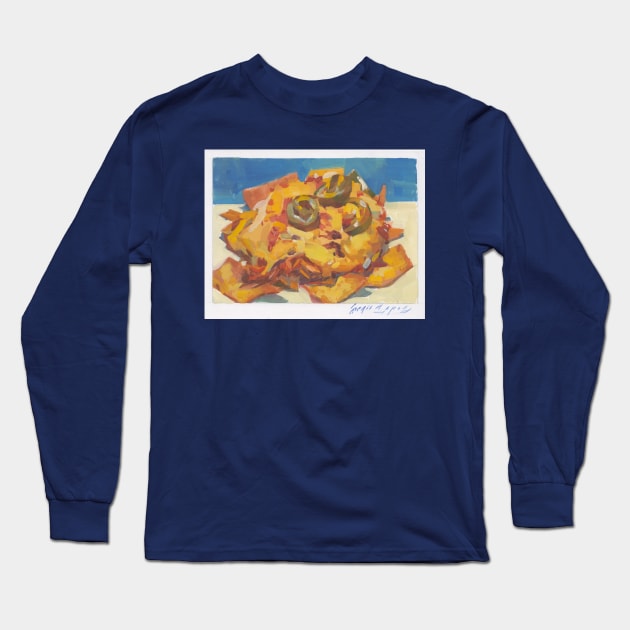 Nachos Long Sleeve T-Shirt by TheMainloop